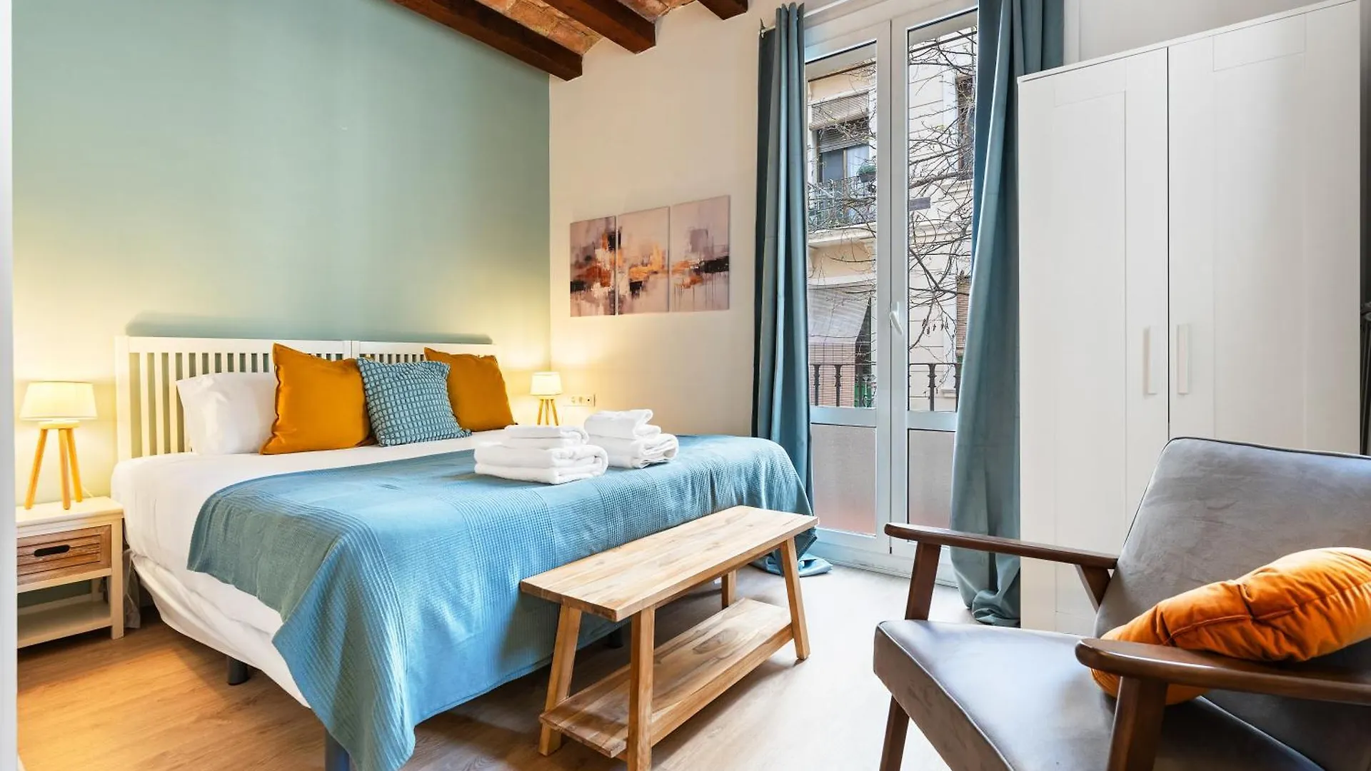 Lodging Apartments Beach Studio P1 Barcellona Spagna